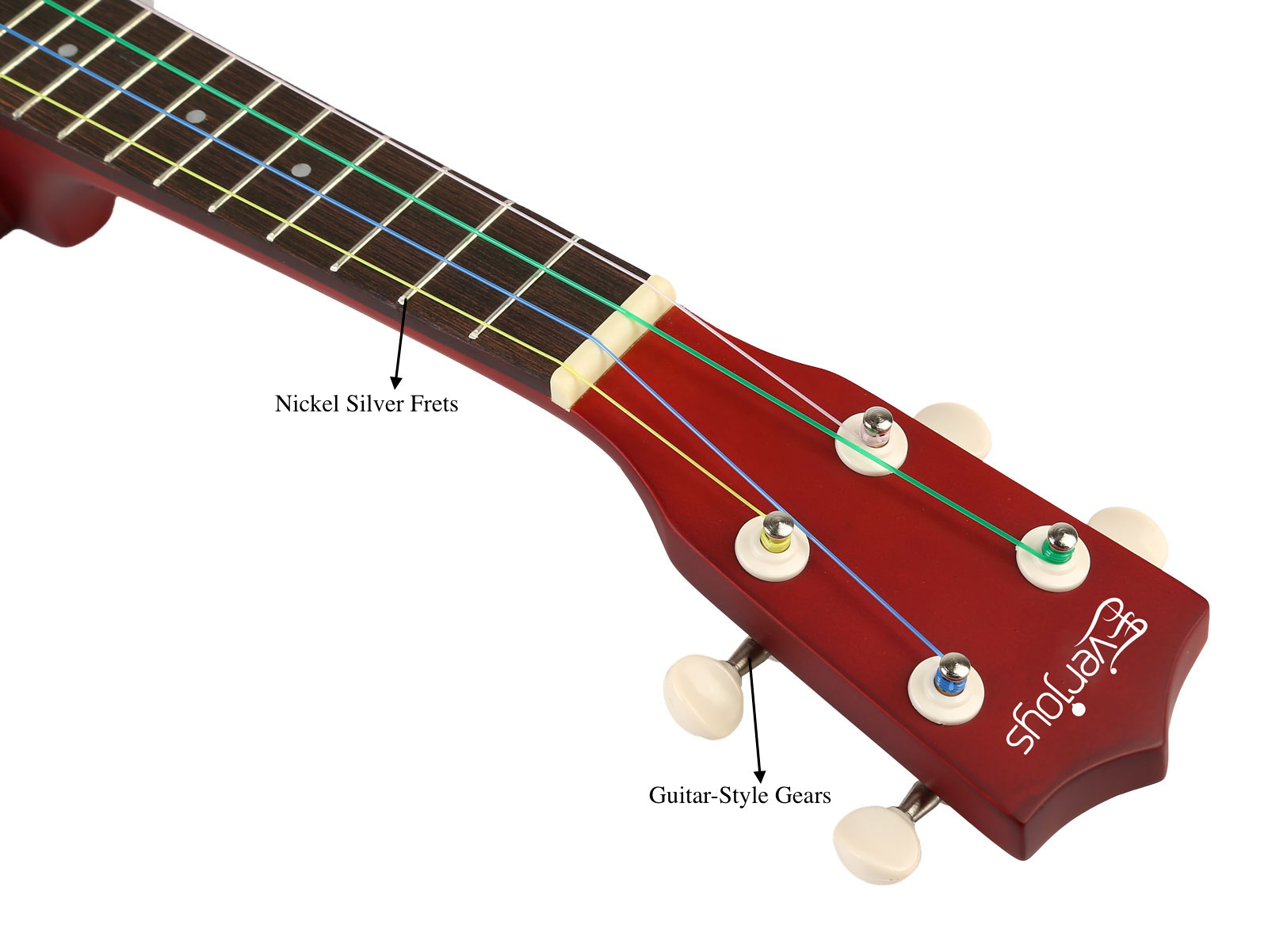 Sopran Ukulele Anfänger Pack-21 Zoll mit Gig Bag Songbook Digital Tuner