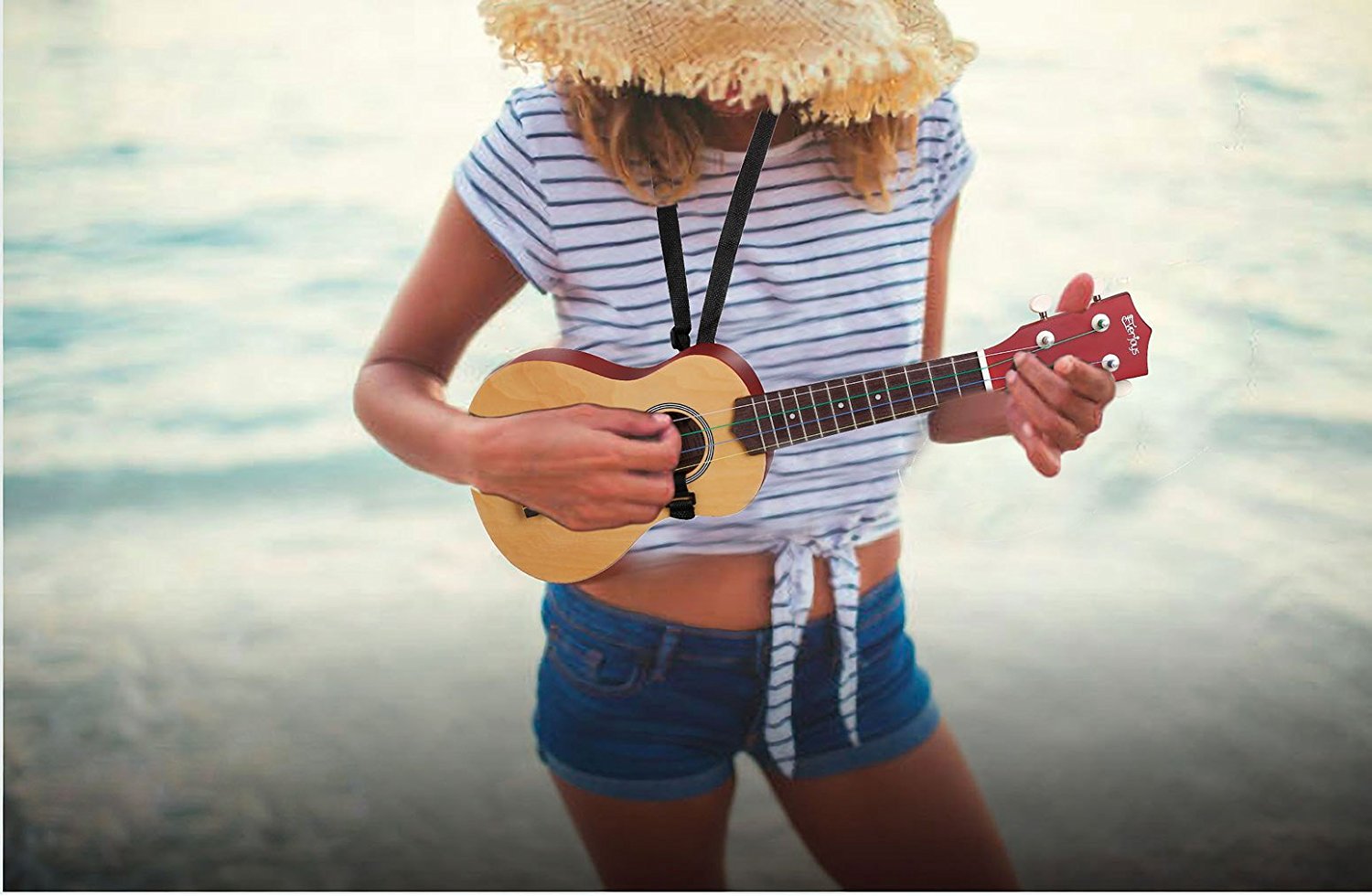 Sopran Ukulele Anfänger Pack-21 Zoll mit Gig Bag Songbook Digital Tuner