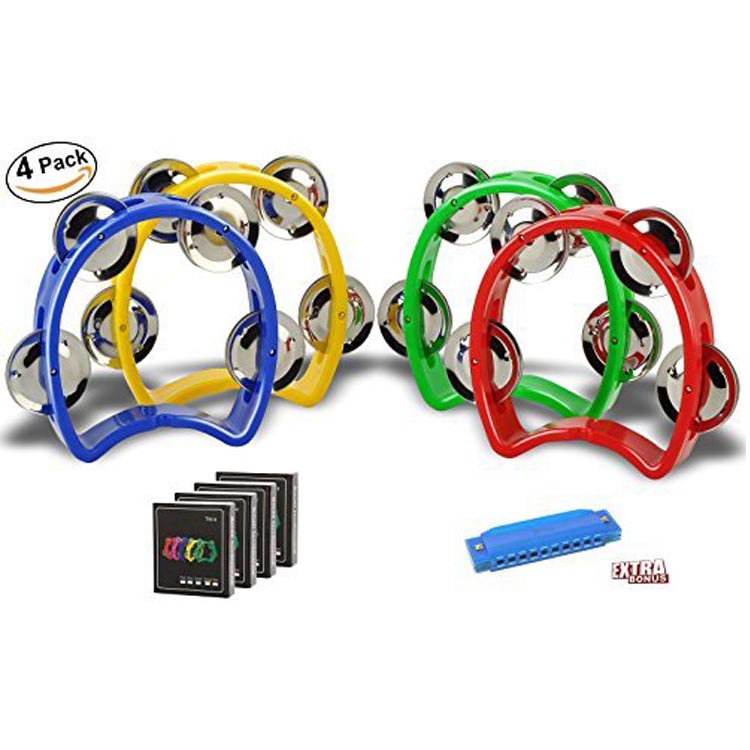 Mini Plastic Musical Percussion Tamburin