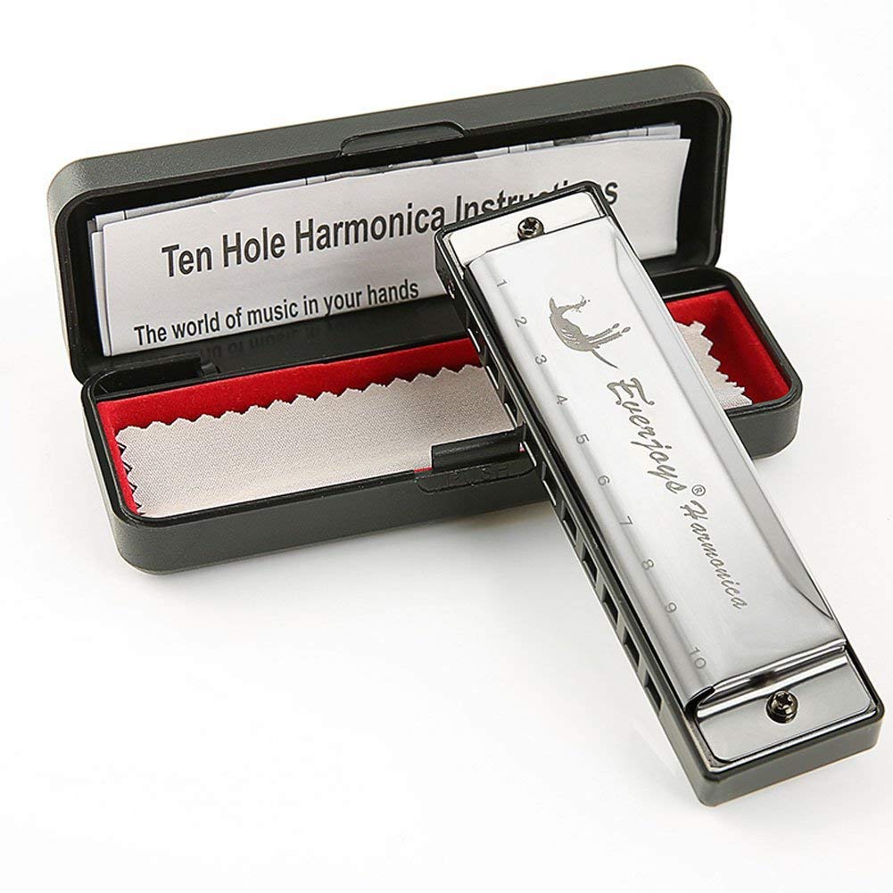 Diatonische Mundharmonika 10 Loch - Blues Harp, Tonart C.